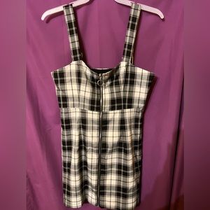 Forever 21 Black and White Checkered Dress